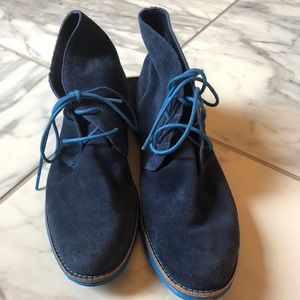 💙 Lunar Grand Women’s Blue Suede Shoes